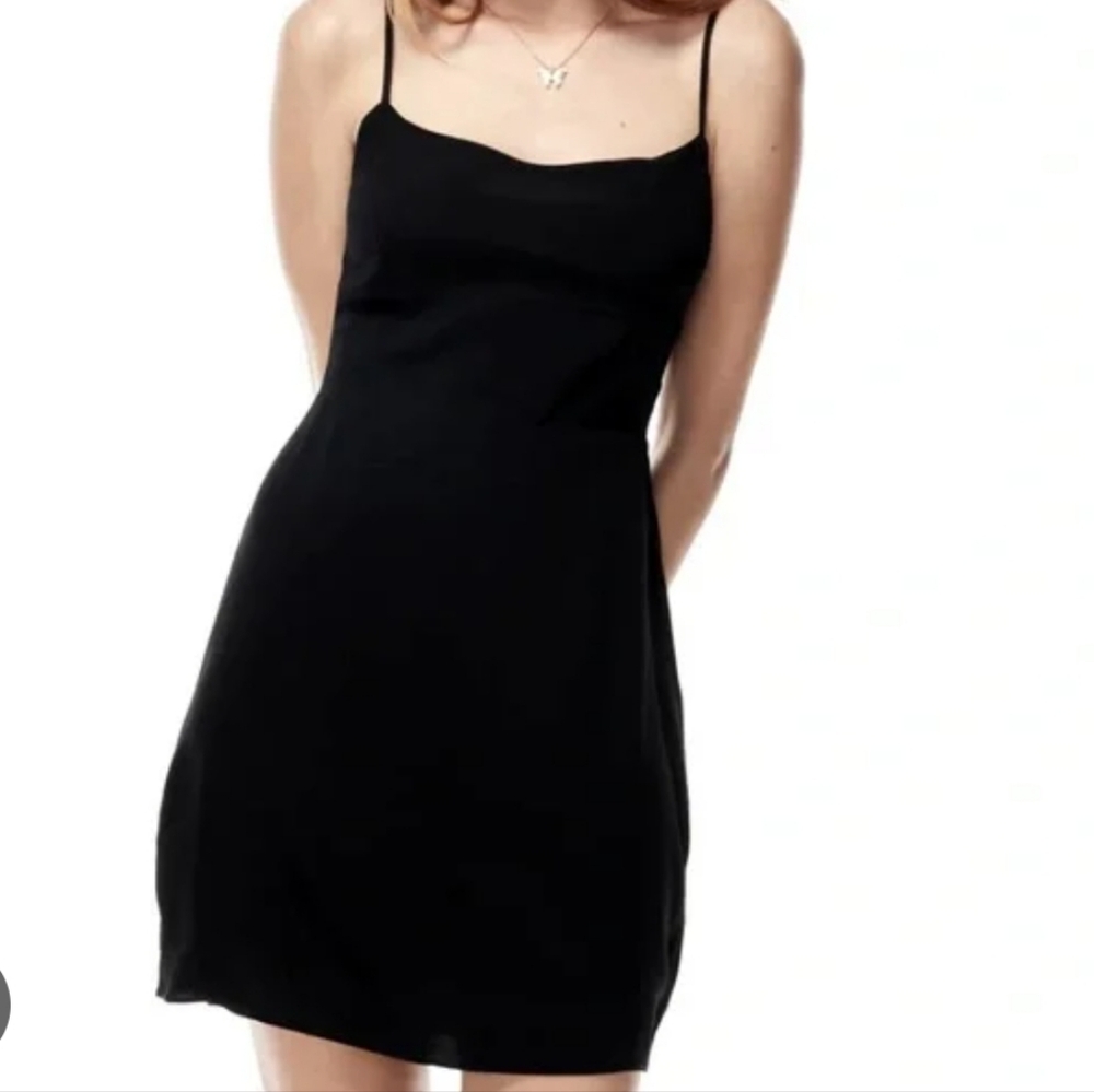Aritzia Sunday Best Jackson Black Fit and Flare Dress Size Medium
